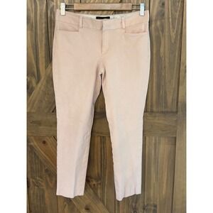 Banana Republic Sloan Fit Pink Ankle Pants Womens 4 Stretch Dress Trousers